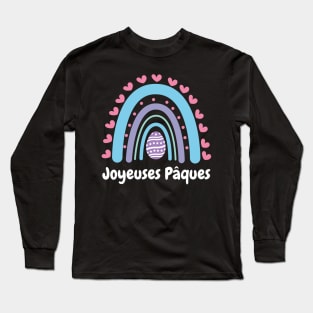 Joyeuses Paques French Easter Long Sleeve T-Shirt